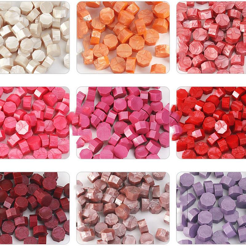 Wax Seal Stamp Kit - 50pcs Sealing Wax Seal Stamp Wax