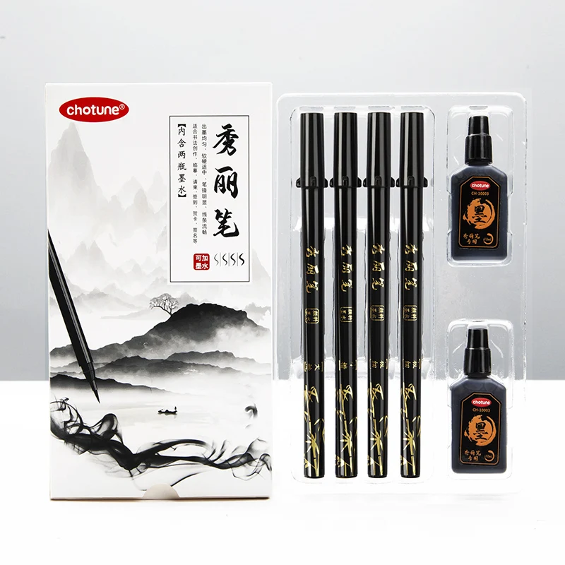 Stationery Supplier - Brush Lettering Pens Set Black Ink