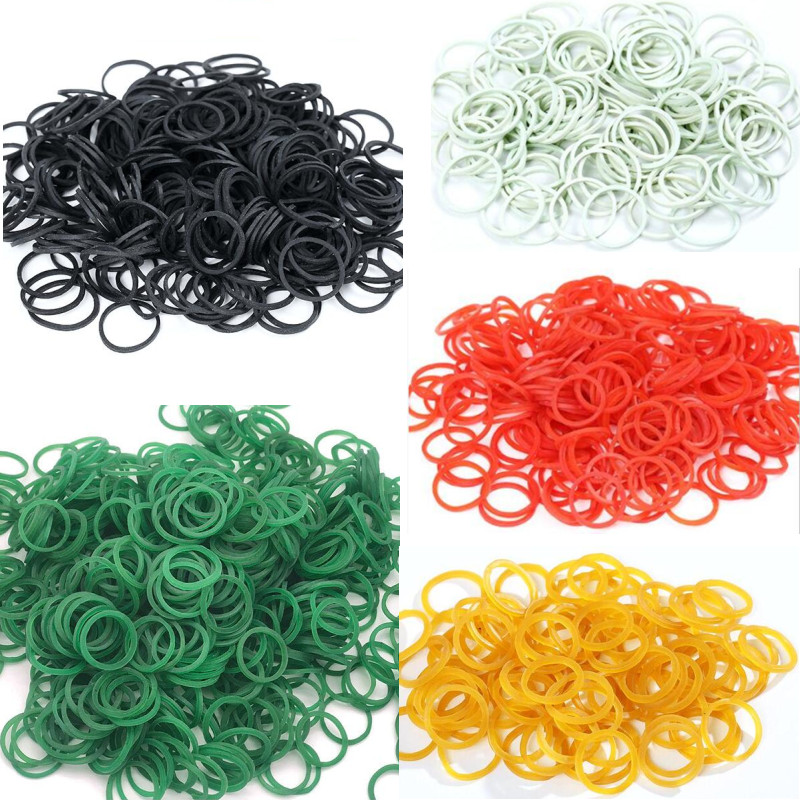 Stationery Supplier - 100Pcs Mini Rubber Bands Office Rubber