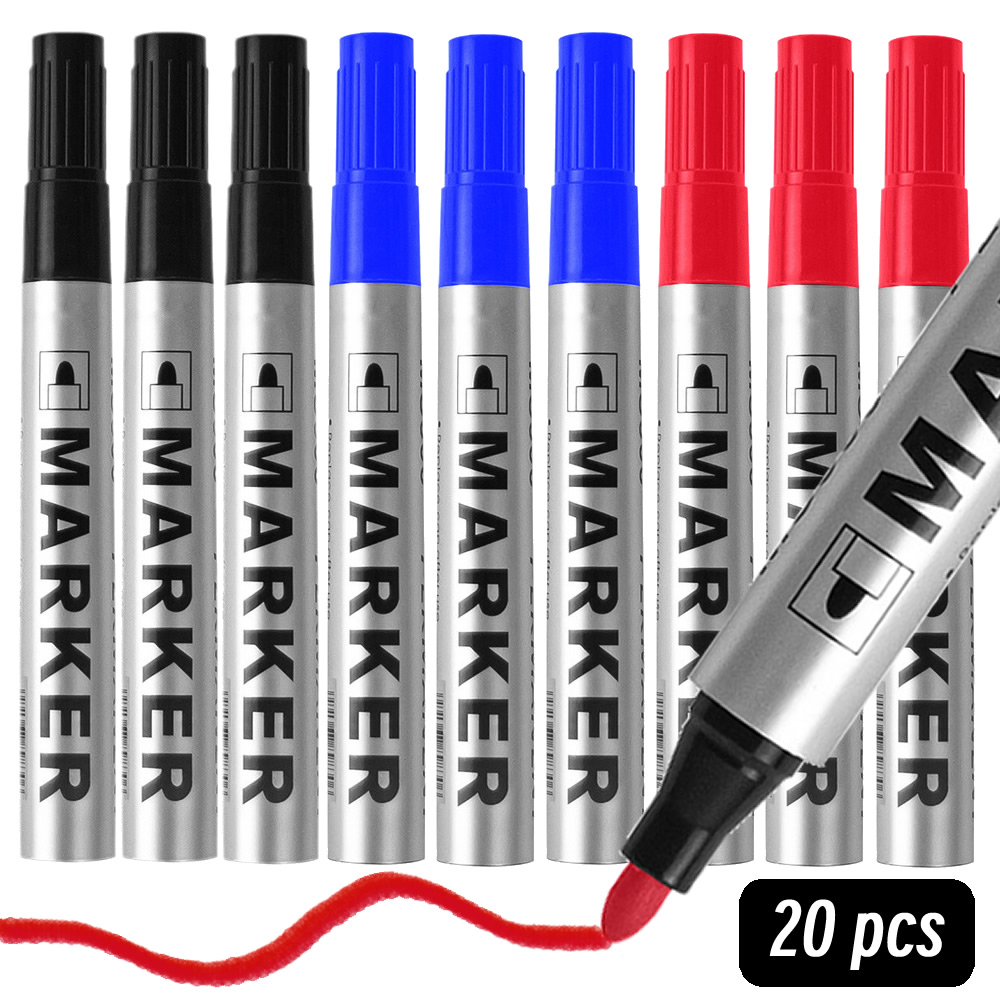 Stationery Supplier - Permanent Paint Marker Pen Waterproof Black