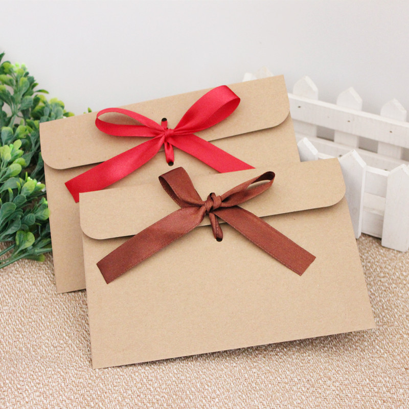 10Pcs Retro Kraft Envelope Bag - огляд і ціна Letter Envelope Kraft