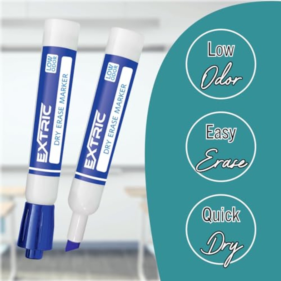 Dry Erase Markers Set, 4 White - огляд і ціна Whiteboard Marker Set