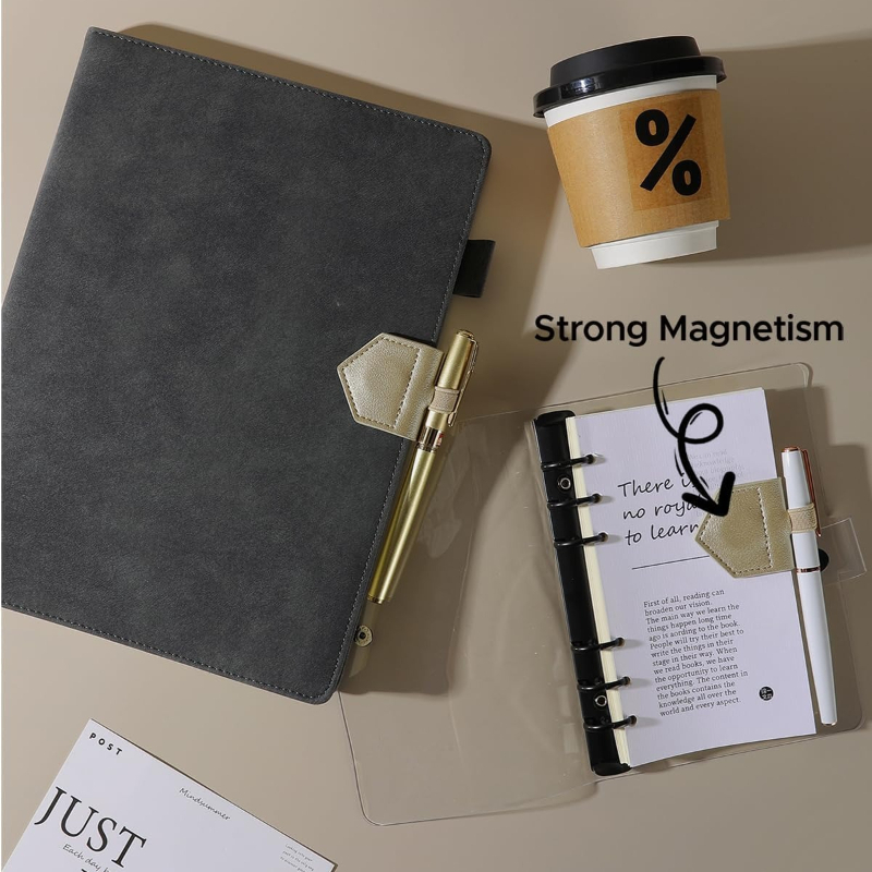 1pc Magnetic PU Leather Bookma - огляд і ціна Bookmark Magnetic Clip