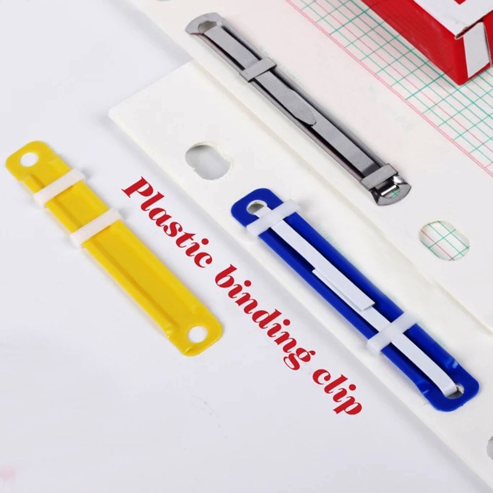 50 PCs/Set File Paper Fastener - огляд і ціна Binder Clip Assorted