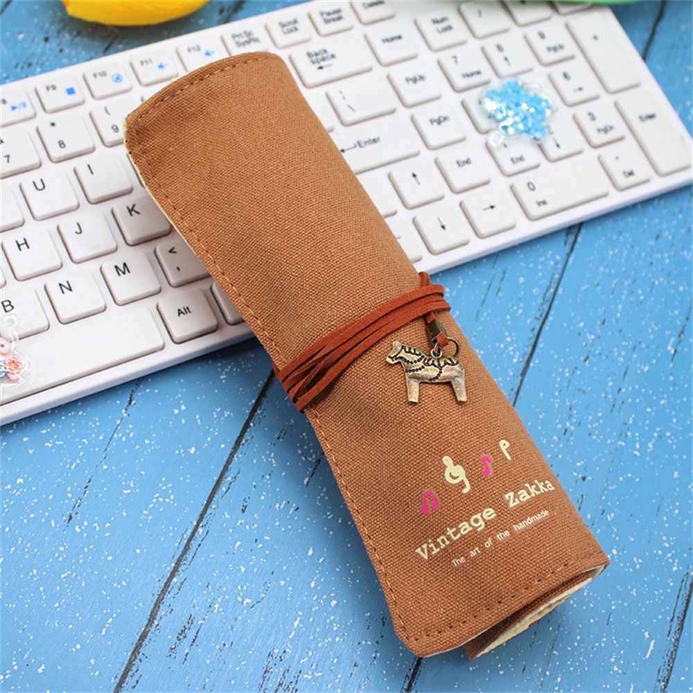 12 Holes Pencil Case Roller Pe - огляд і ціна Pen Pouch Roll