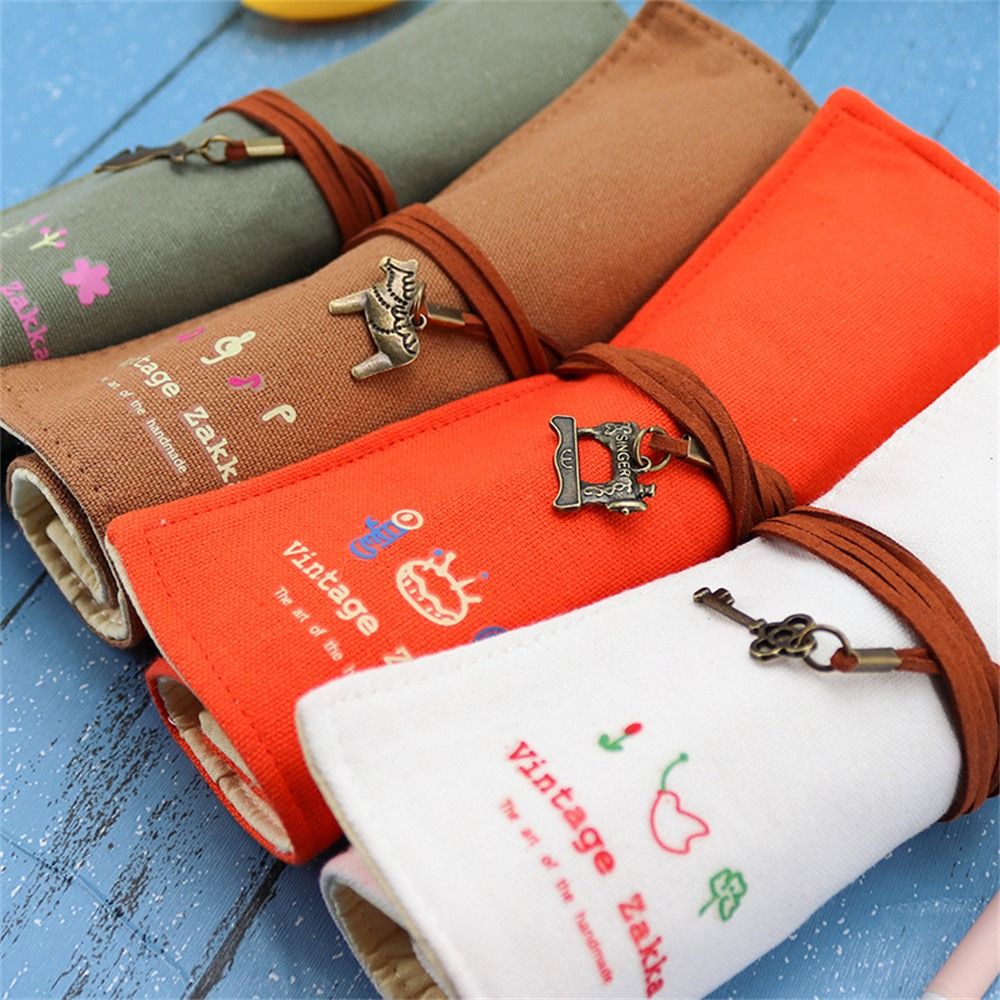 12 Holes Pencil Case Roller Pe - огляд і ціна Pen Pouch Roll