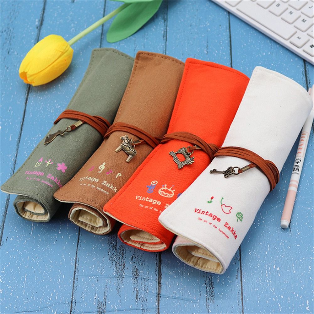 12 Holes Pencil Case Roller Pe - огляд і ціна Pen Pouch Roll