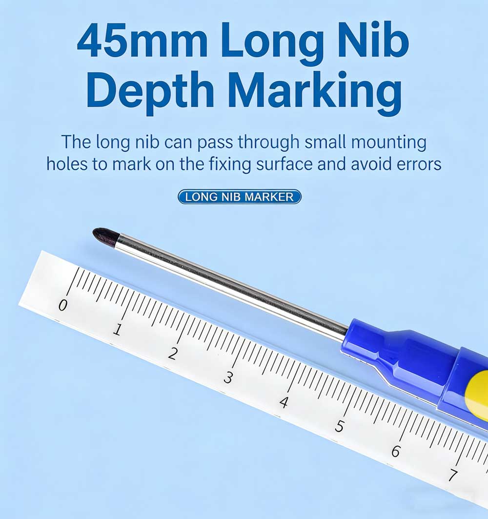 Deep Hole Long Nib Head Marker - огляд і ціна Whiteboard Marker Set