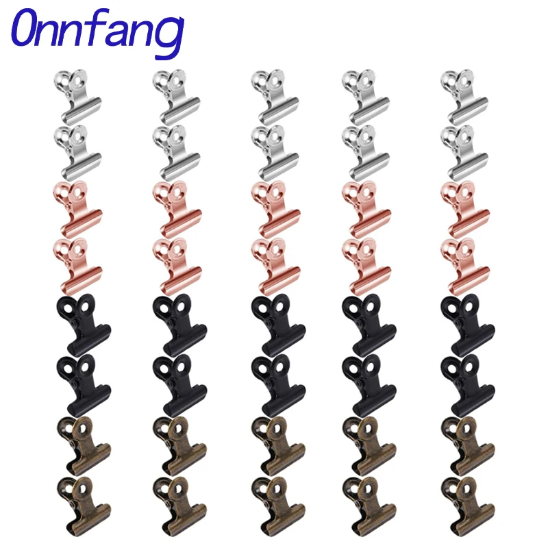 40/20PCS  Set Mini 21x23mm Met - огляд і ціна Binder Clip Assorted