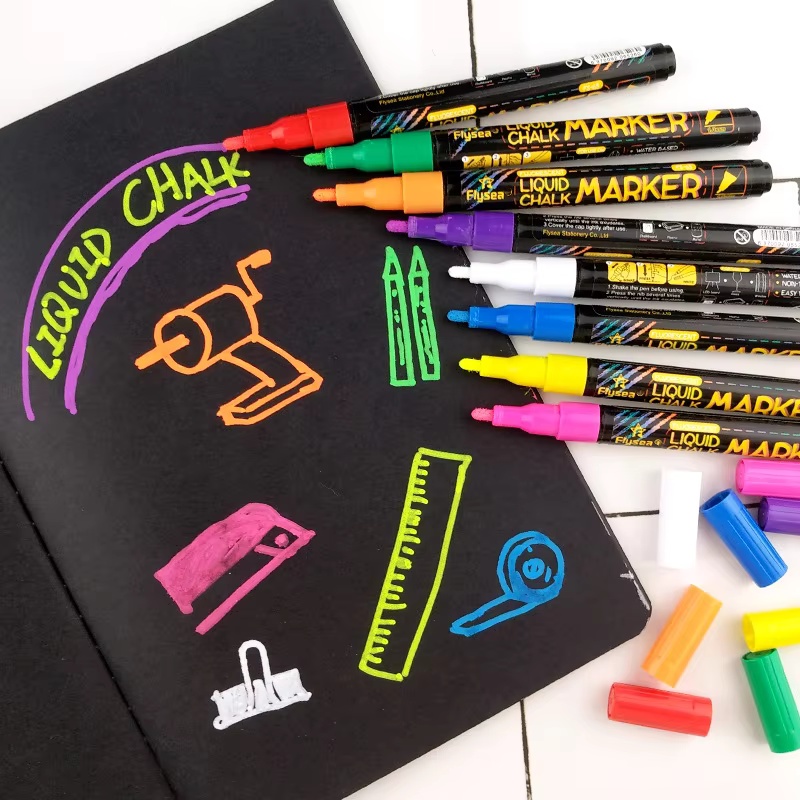 8 pcs Liquid Chalk Markers-Was - огляд і ціна Whiteboard Marker Set
