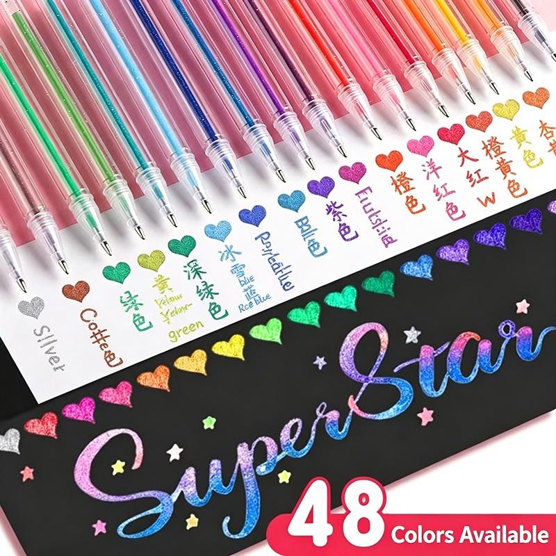 24/36/48PCS Glitter Gel Pen Se - огляд і ціна Gel Ink Pen Set