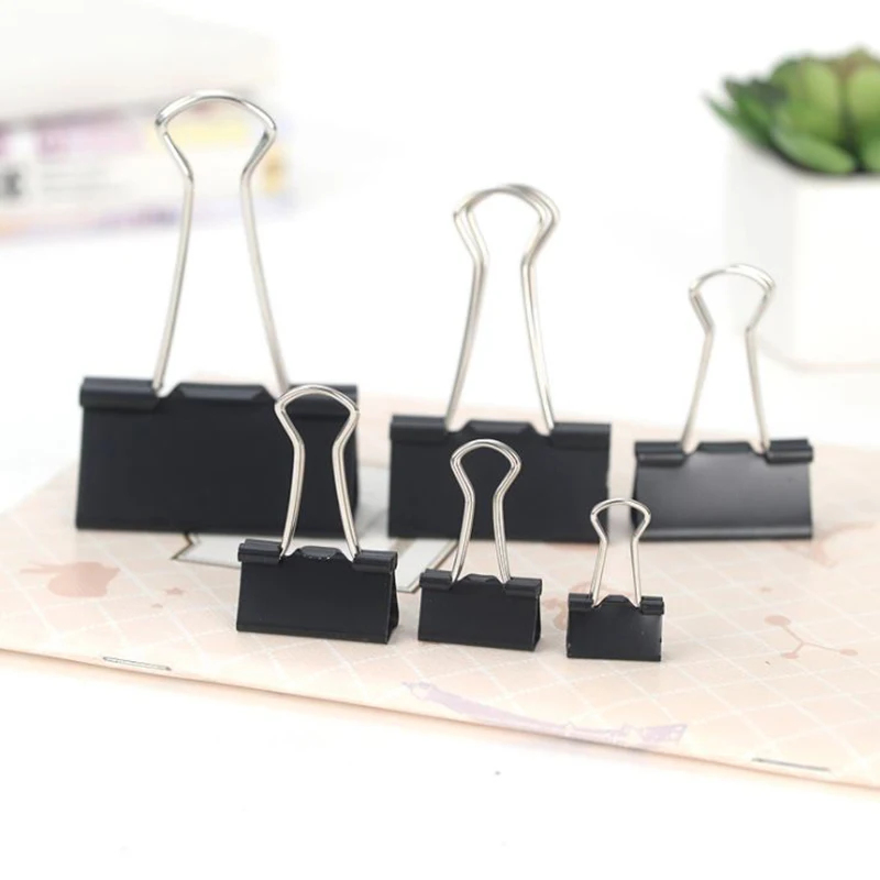 10/20PCS Metal Paper Clip 19 2 - огляд і ціна Binder Clip Assorted