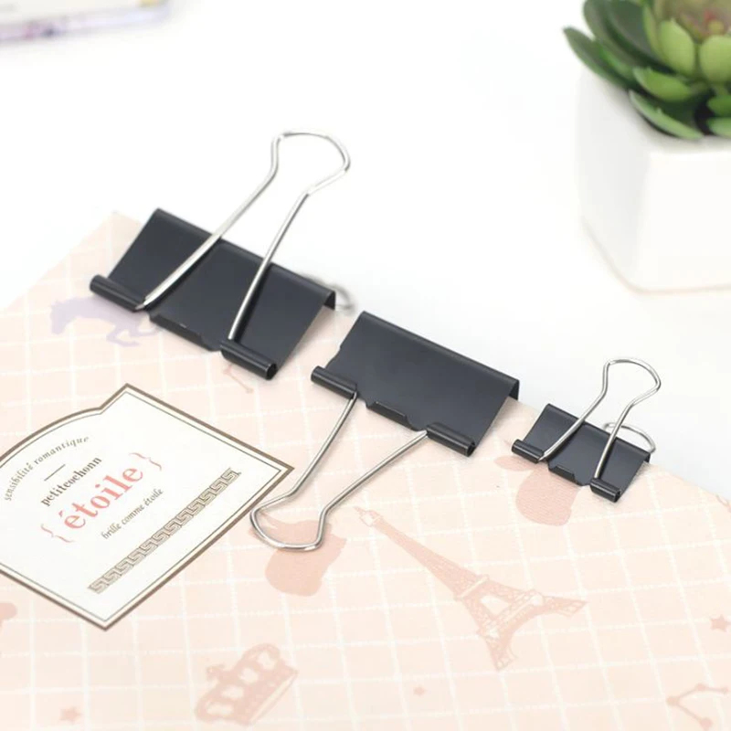10/20PCS Metal Paper Clip 19 2 - огляд і ціна Binder Clip Assorted