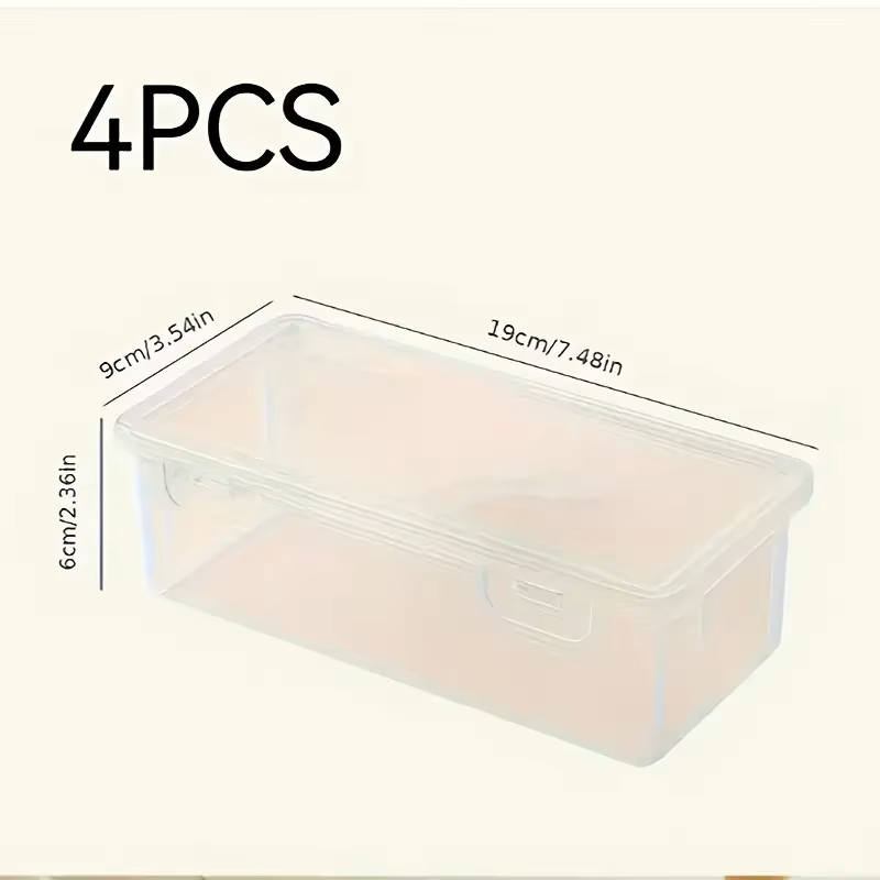 4 Large Transparent PP Storage - огляд і ціна Stationery And Office Supply Stores
