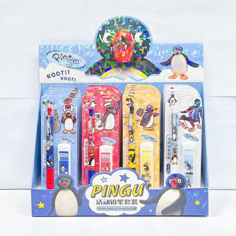 4/24pcs Kawaii Pingu Mechanica - огляд і ціна Stationery Supplier