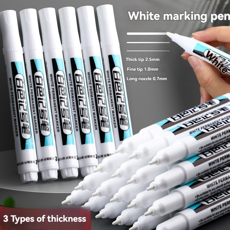 1-20Pcs Long Head White Ink Pe - огляд і ціна Whiteboard Marker Set