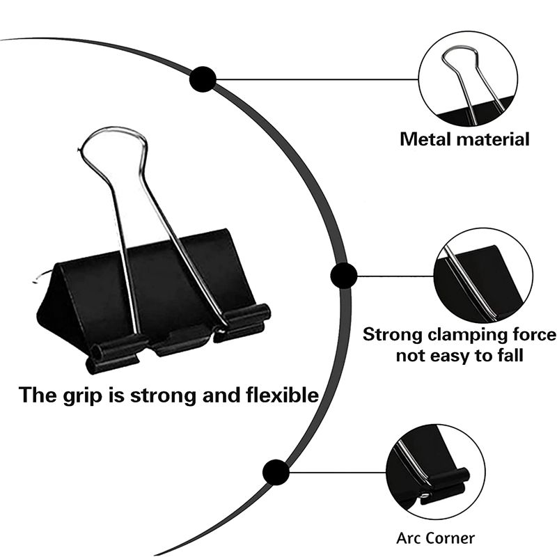 【2026 TOP Global】Binder Clips  - огляд і ціна Binder Clip Assorted