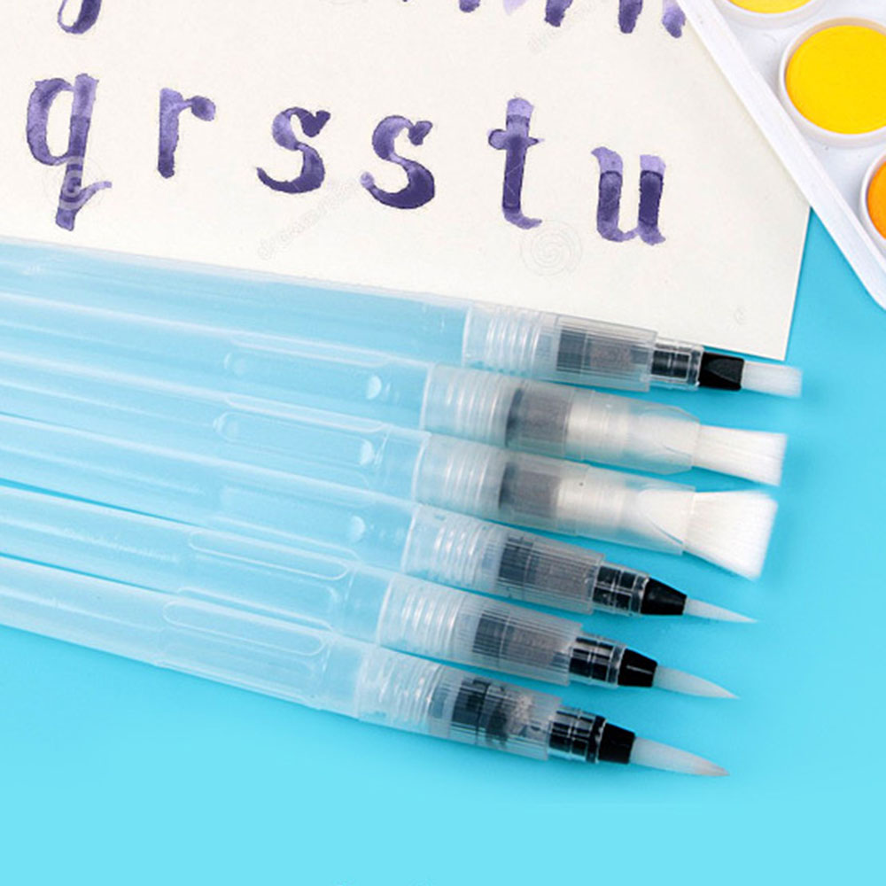 6Pcs/set Refillable Water Brus - огляд і ціна Stationery Supplier