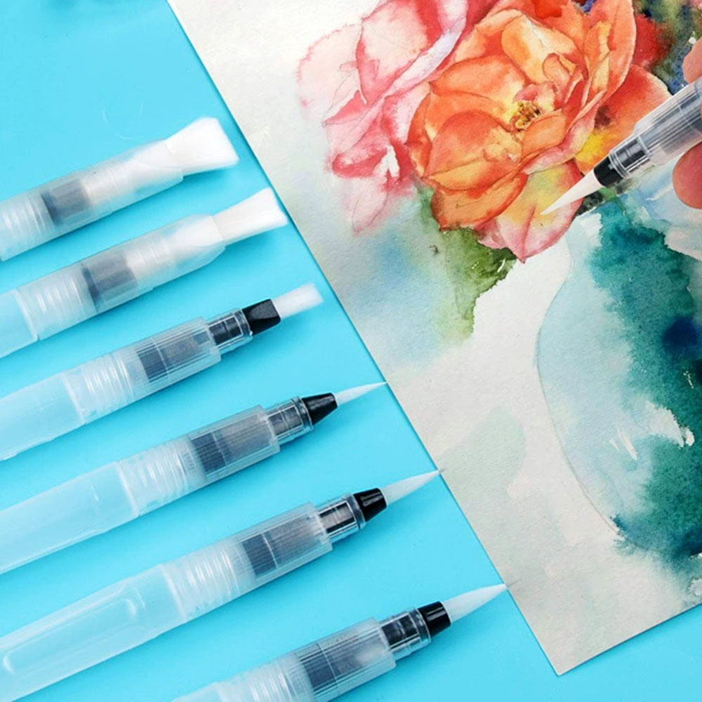 6Pcs/set Refillable Water Brus - огляд і ціна Stationery Supplier