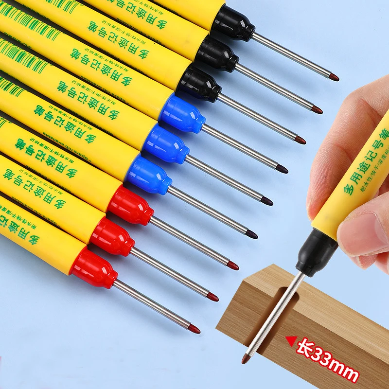 6pcs/set 33mm Red/Blue/Black L - огляд і ціна Whiteboard Marker Set