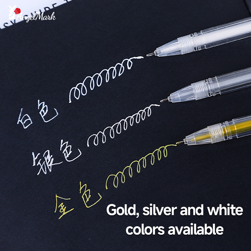 White Gold Silver Classic High - огляд і ціна Gel Ink Pen Set