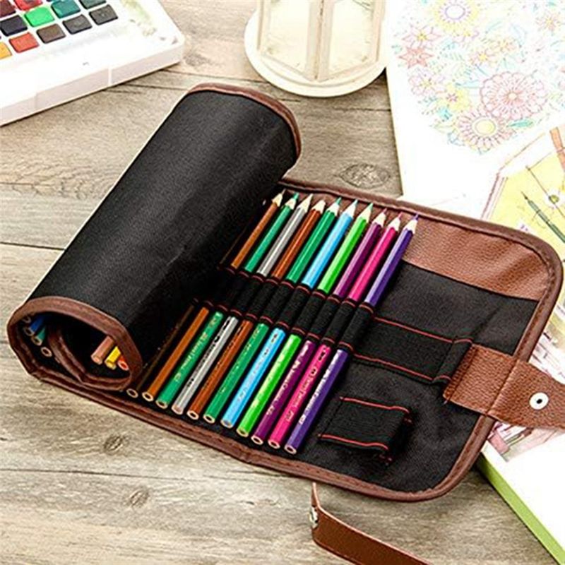 BHBL 24 Slot Pencil Roll Up Ca - огляд і ціна Pen Pouch Roll