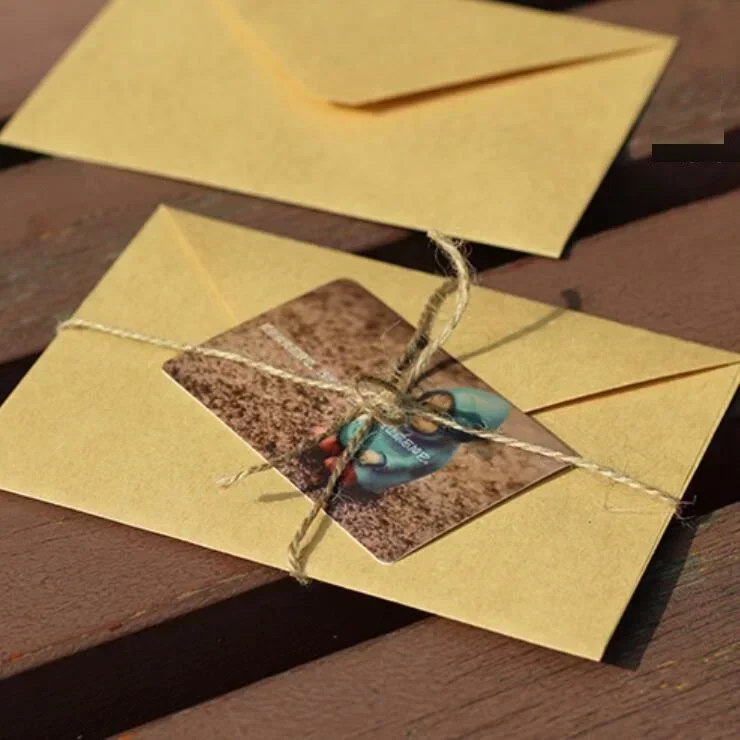 30pcs Large Triangle Fold Flap - огляд і ціна Letter Envelope Kraft