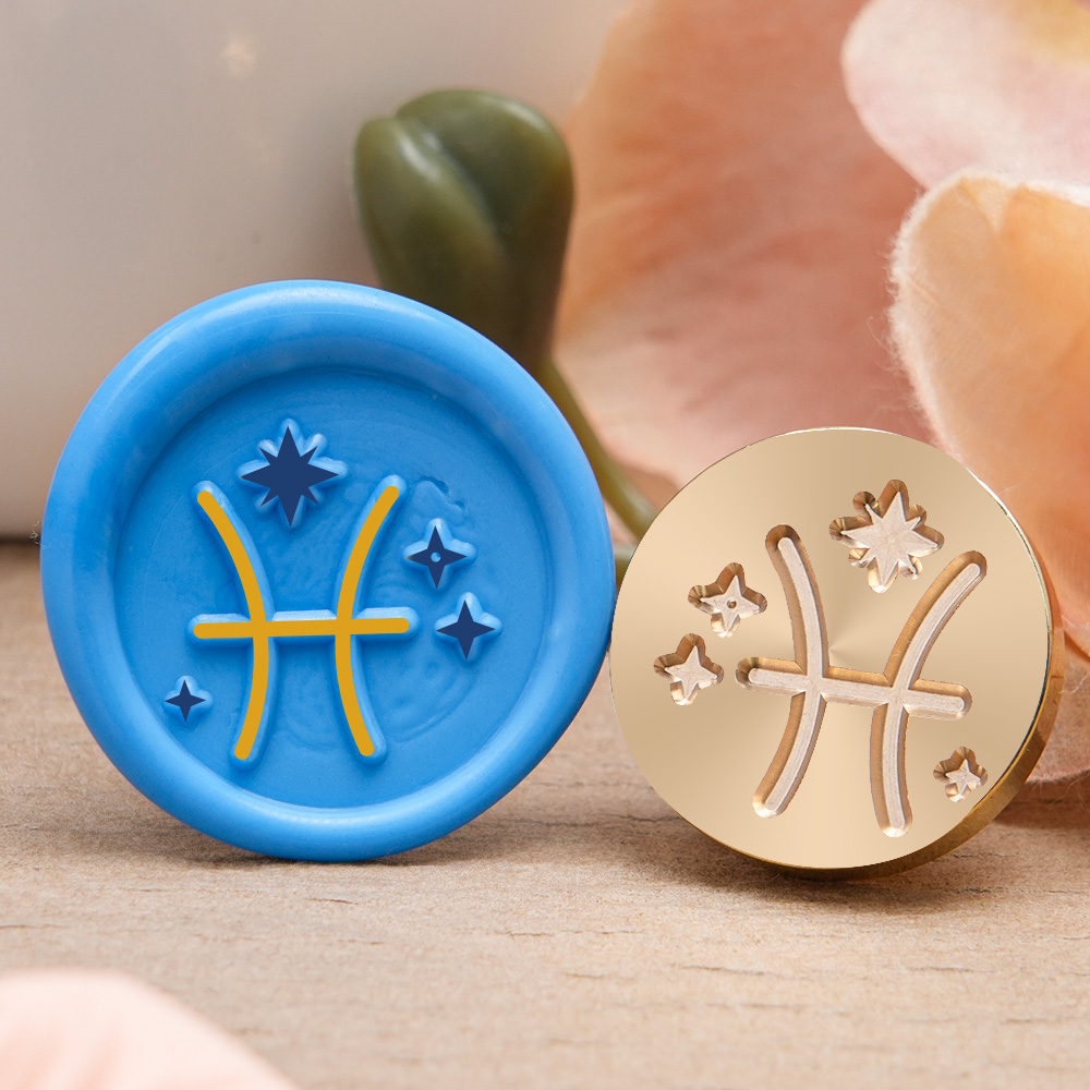 Zodiac Signs Wax Seal Stamp, W - огляд і ціна Wax Seal Stamp Kit