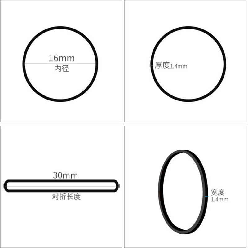 100Pcs Mini Rubber Bands Offic - огляд і ціна Stationery Supplier