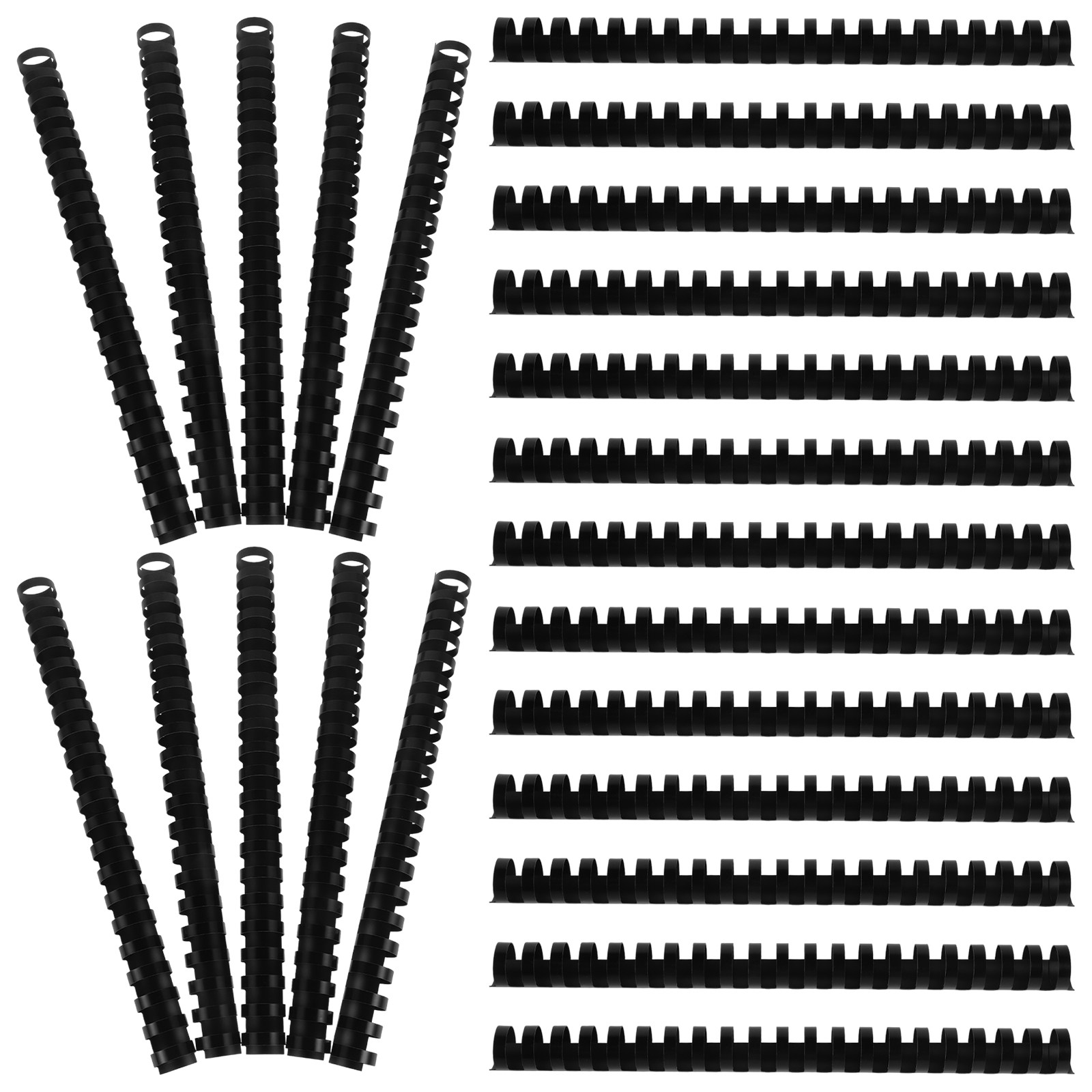 50Pcs 21-Ring Plastic Comb Bin - огляд і ціна Binding Comb Plastic
