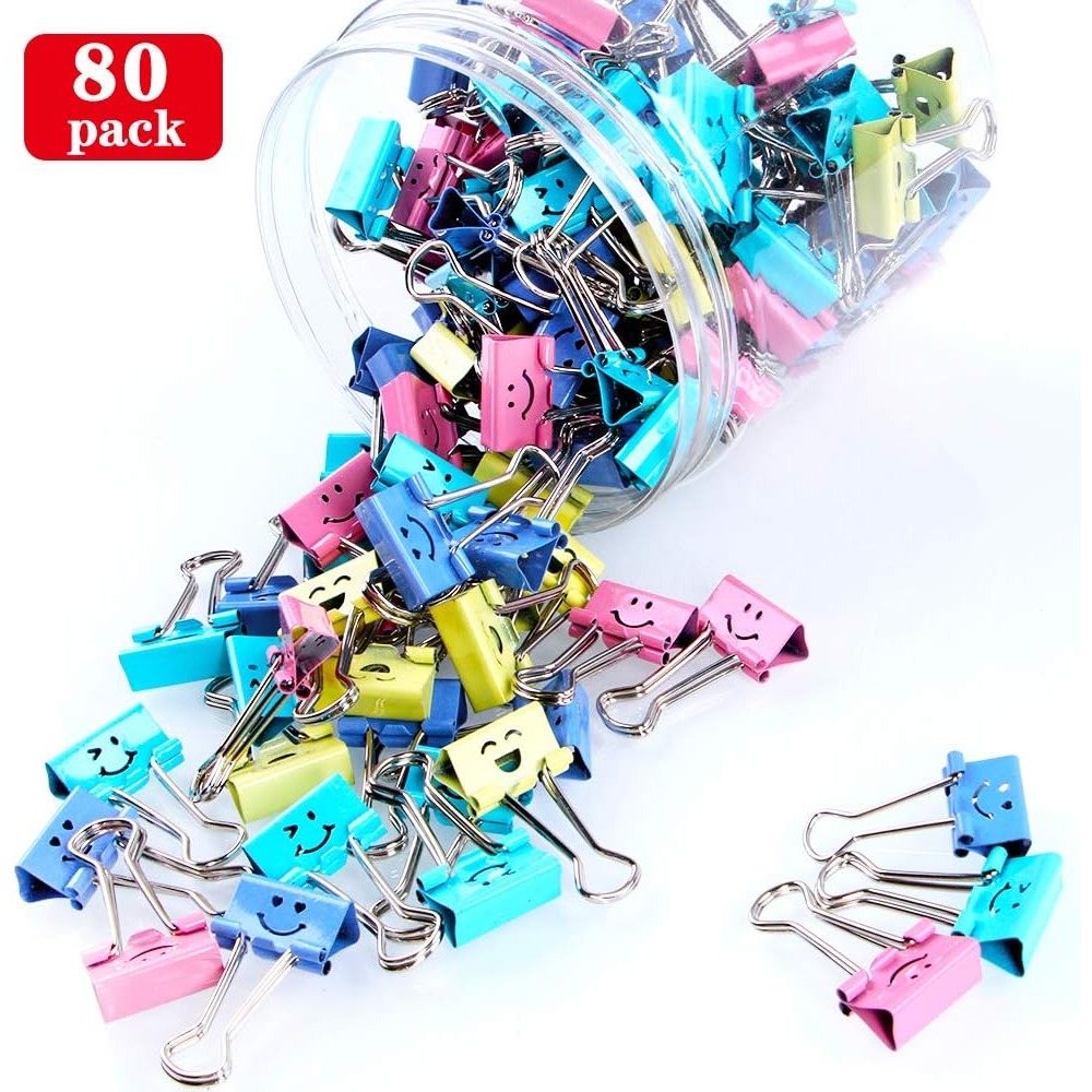 80Pcs Assorted Binder Clips, C - огляд і ціна Binder Clip Assorted