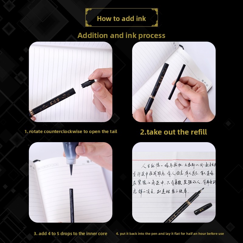 4PCS/SET Calligraphy Art Marke - огляд і ціна Stationery Office