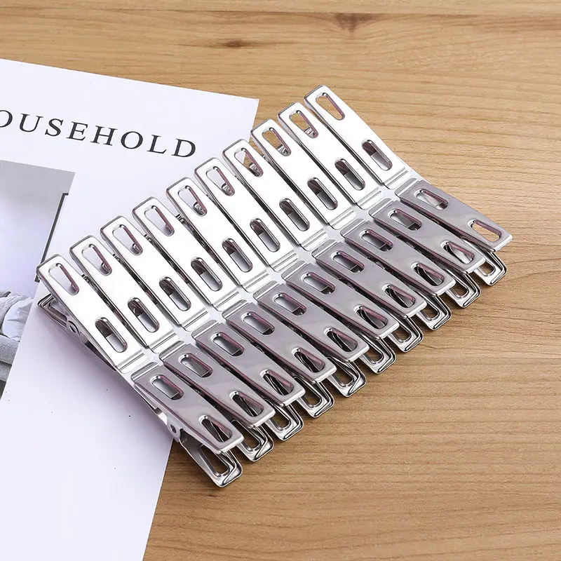 20pcs Stainless Steel Flat Mou - огляд і ціна Binder Clip Assorted