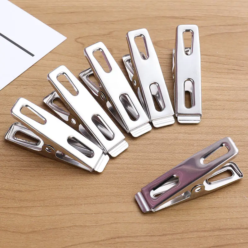 20pcs Stainless Steel Flat Mou - огляд і ціна Binder Clip Assorted