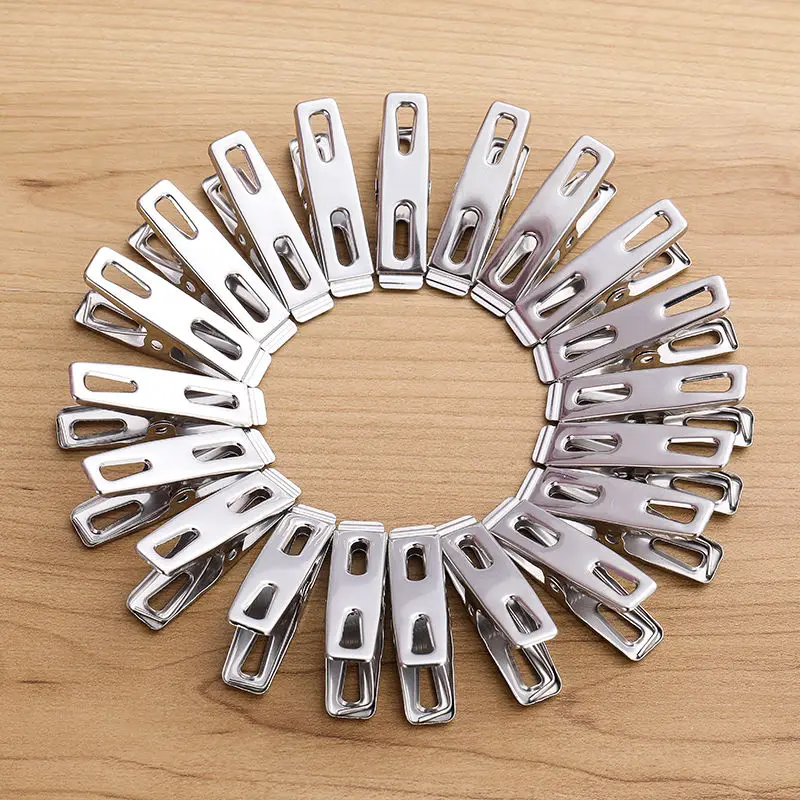 20pcs Stainless Steel Flat Mou - огляд і ціна Binder Clip Assorted