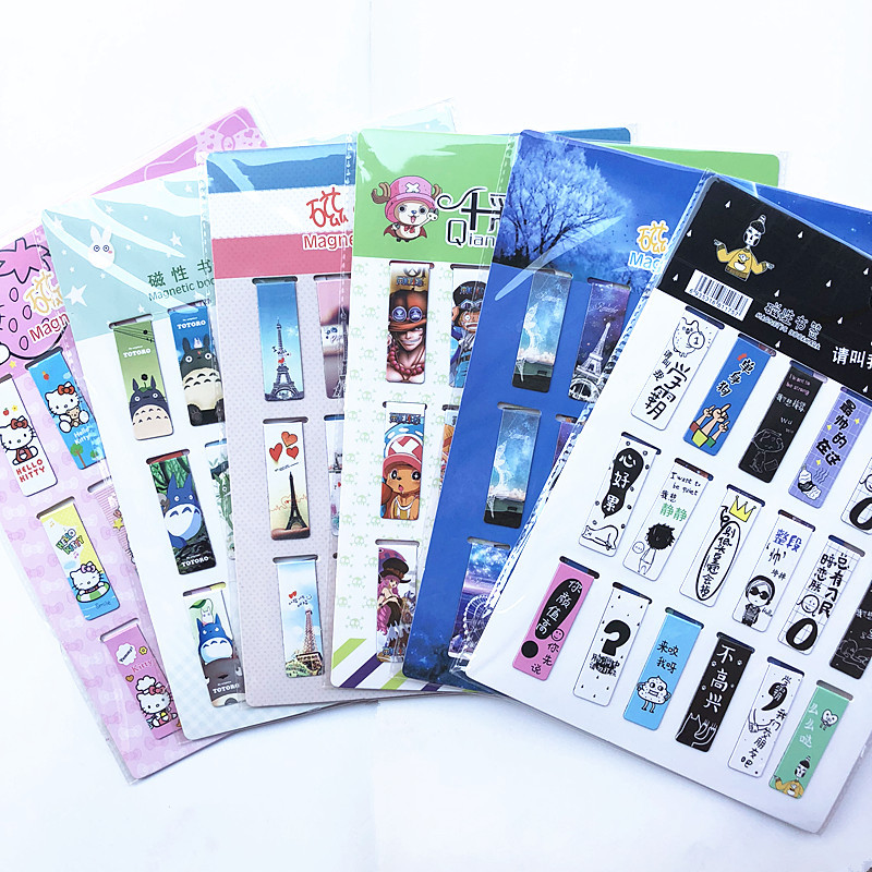 18 Pcs/Set Cat Tower Magnet Ma - огляд і ціна Bookmark Magnetic Clip