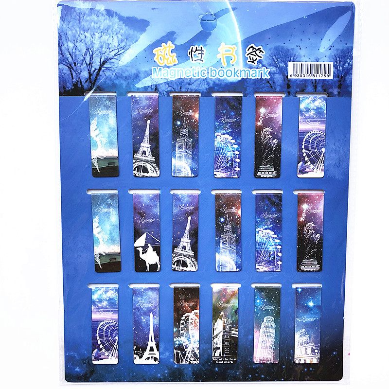 18 Pcs/Set Cat Tower Magnet Ma - огляд і ціна Bookmark Magnetic Clip