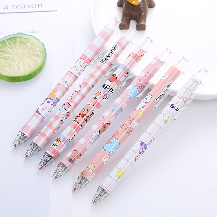 Zoecor 6pc/Lot Kawaii Gel Pen  - огляд і ціна Gel Ink Pen Set