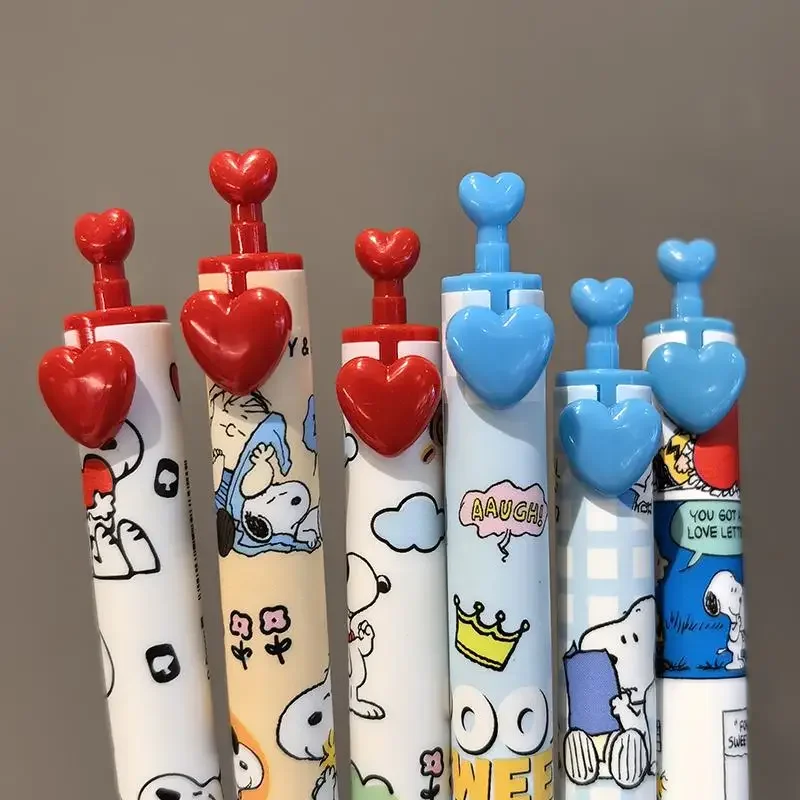6 Pcs Snoopy Gel Pen Set 0.5mm - огляд і ціна Gel Ink Pen Set