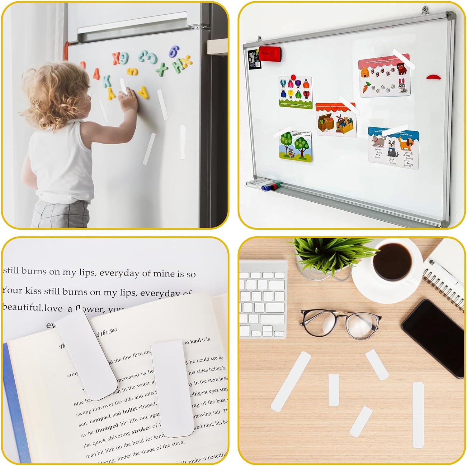 15PCS Blank Sublimation Magnet - огляд і ціна Bookmark Magnetic Clip