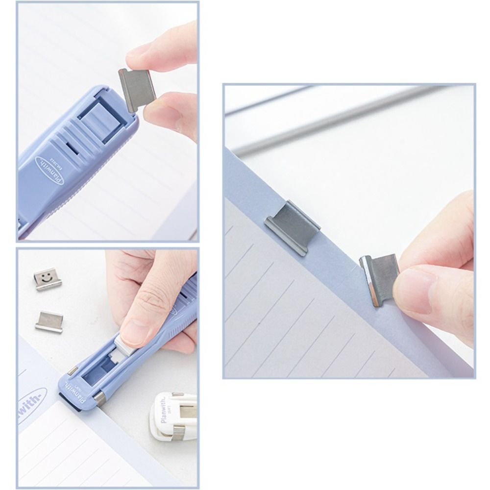 Smile Design Push Paper Clip N - огляд і ціна Binder Clip Assorted